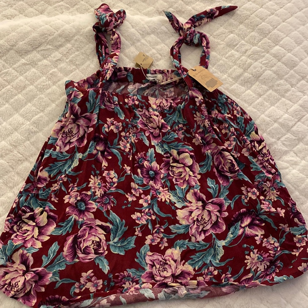 Pink Flower Blouse